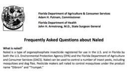 Frequently Asked Questions / FAQ about Naled – Zika Aerial Spraying